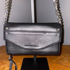 Aimee Kestenberg Black Leather Crossbody Bag